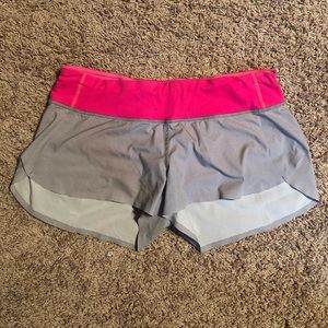 Lululemon speed shorts